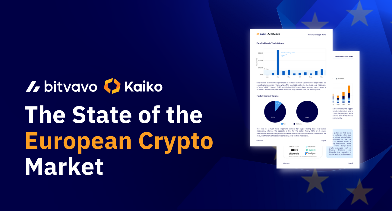 The State of the European Crypto Market - Kaiko - Research